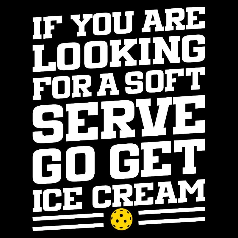 Auf der Suche nach einem Softe-Serve-Pickleball-Eis