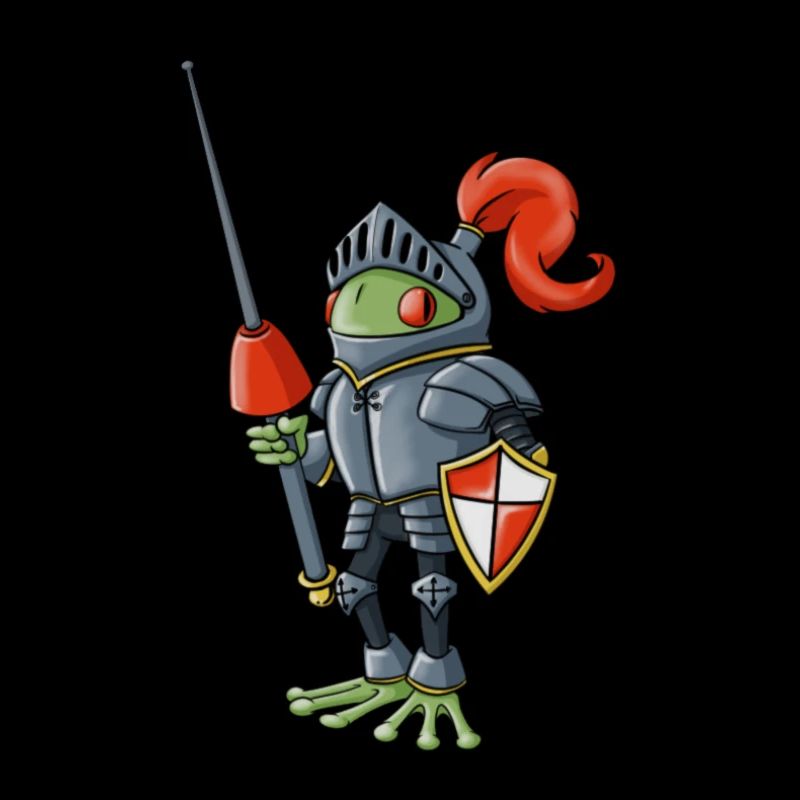 Sir Lance-a-frog Mascot