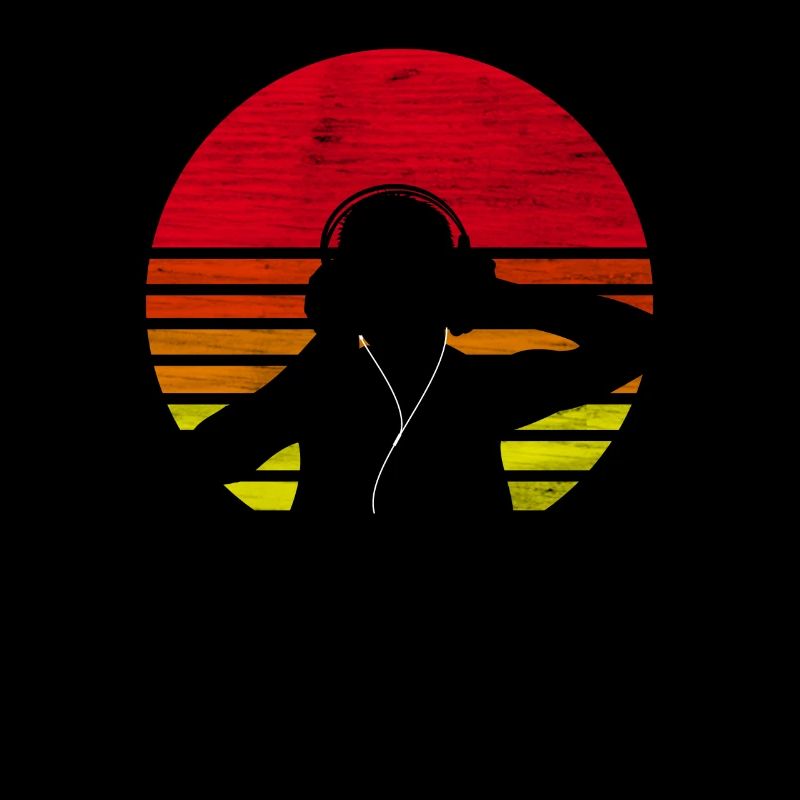 DJ Deejay DJing Retro