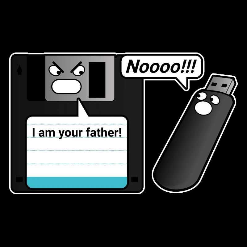 Diskette USB Stick Vater