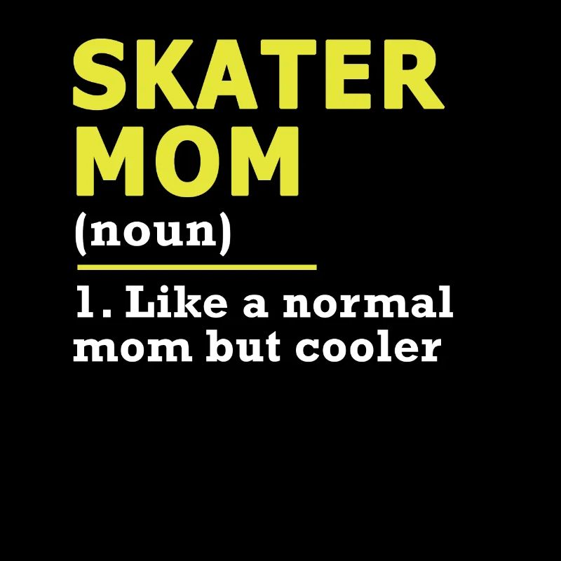 Skater Mama Mutter Skateboard Spruch Geschenk
