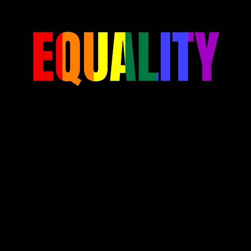 Equality Rainbow Colors: Equal rights for all