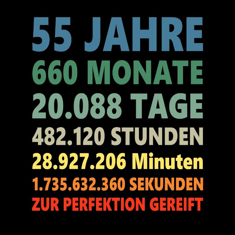 55 Jahre 55. Geburtstag Geschenk