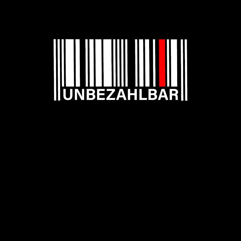 Barcode Strichcode Unbezahlbar einzigartig