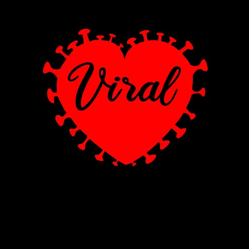 Viral In Einem Herzen Das Aussieht Wie Ein