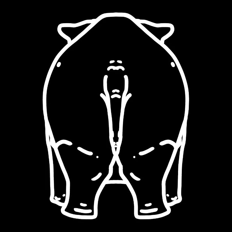 Fesses de rhinocéros