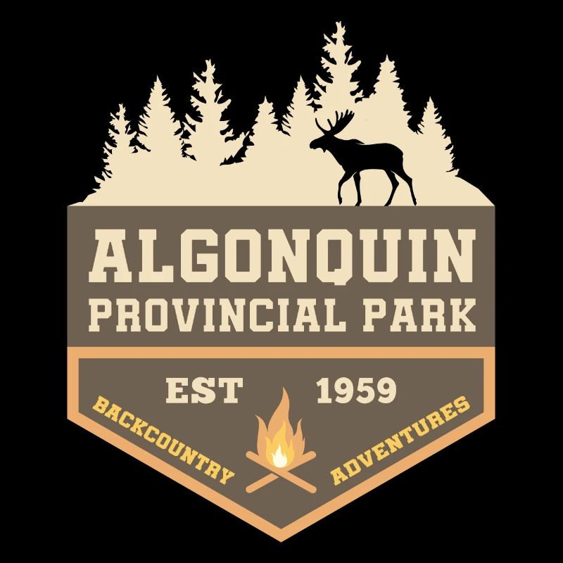 Canada Algonquin Park Moose Backcountry Camping