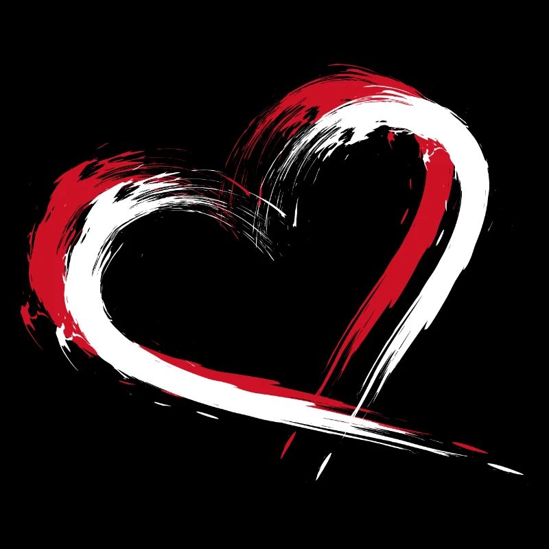 Indonésie drapeau du coeur