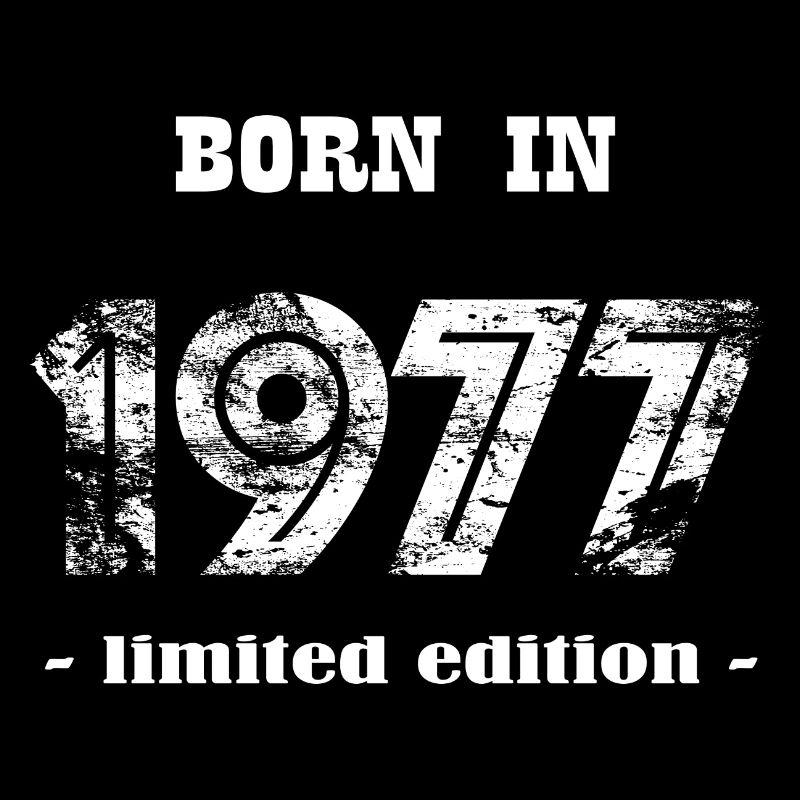 Né en 1977 - édition limitée