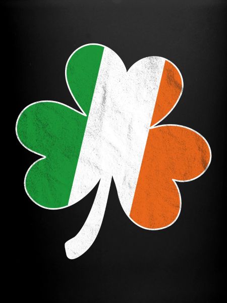 Drapeau irlandais Shamrock