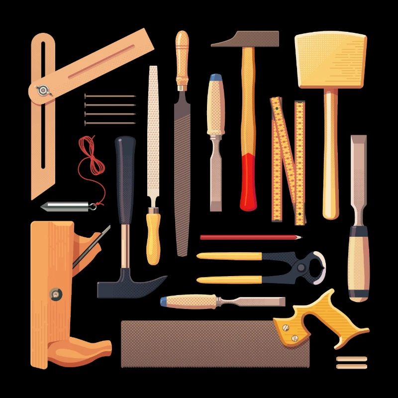 Knolling Layout - Carpenter