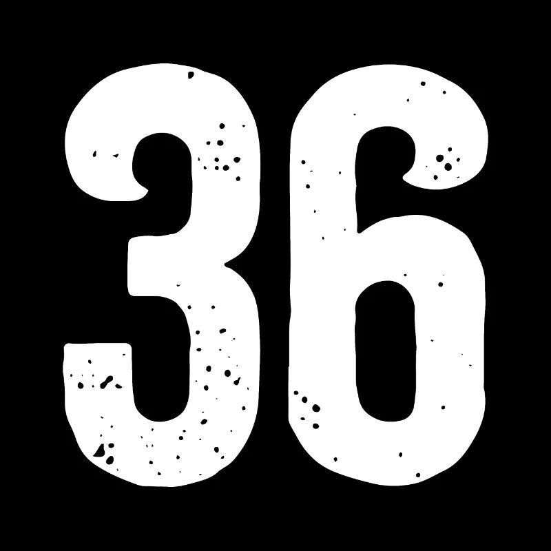 36 numéros blancs