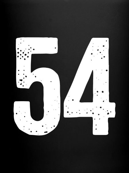 54 Numéros Blanc
