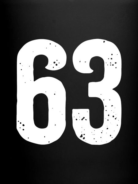 63 Numéros Blanc