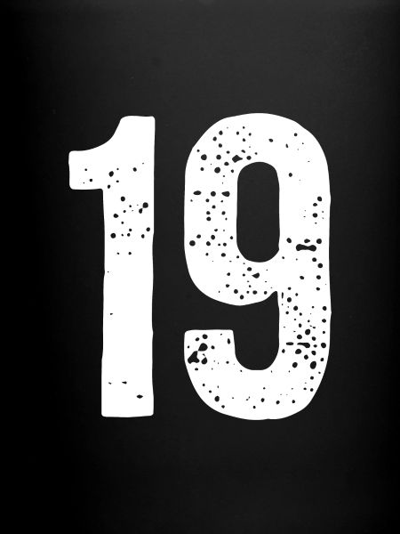 19 Numéros Blanc