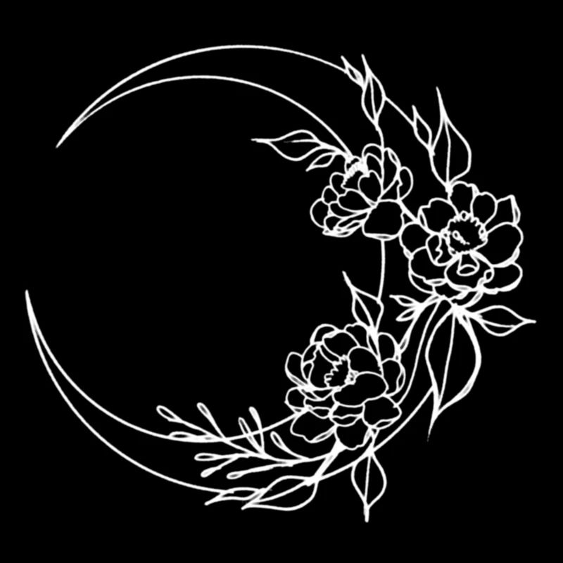Lune - Lune fleurie - Fleurs