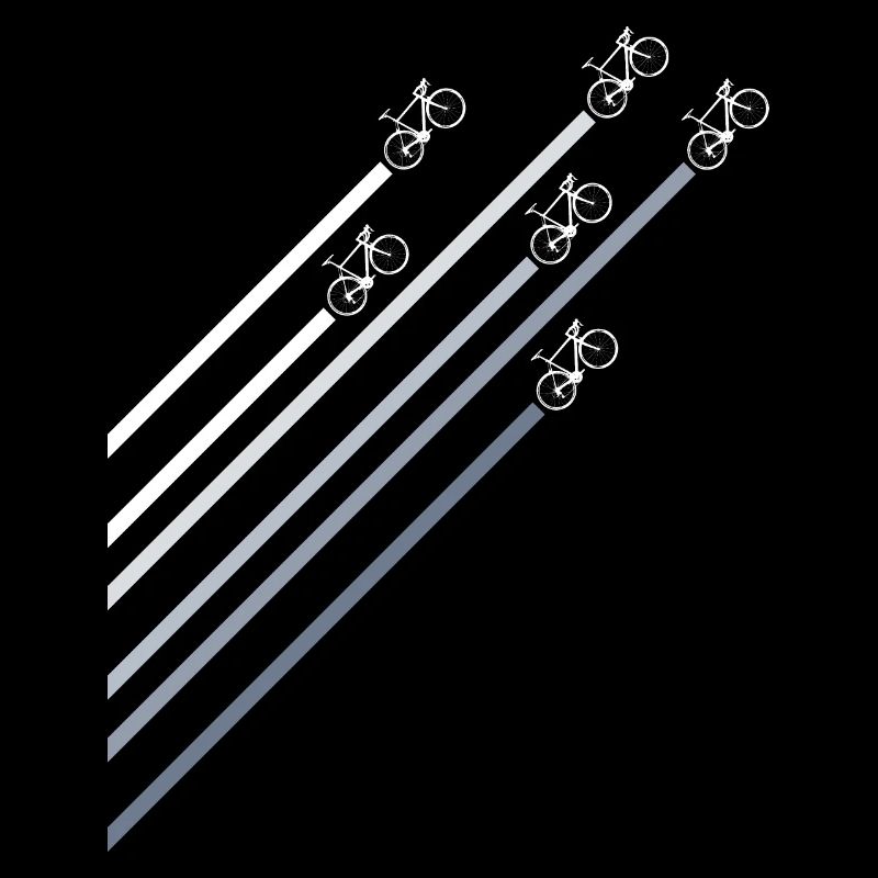 Bicycles with stripes