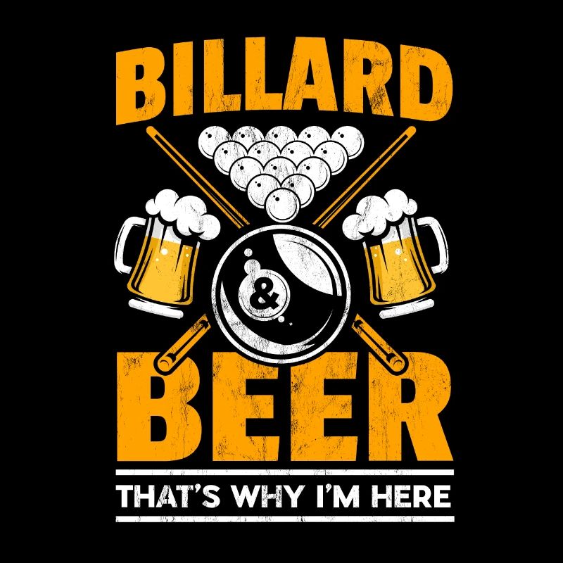 BILLIARDS BEER POOL SNOOKER PLAYER SAYING GIFT