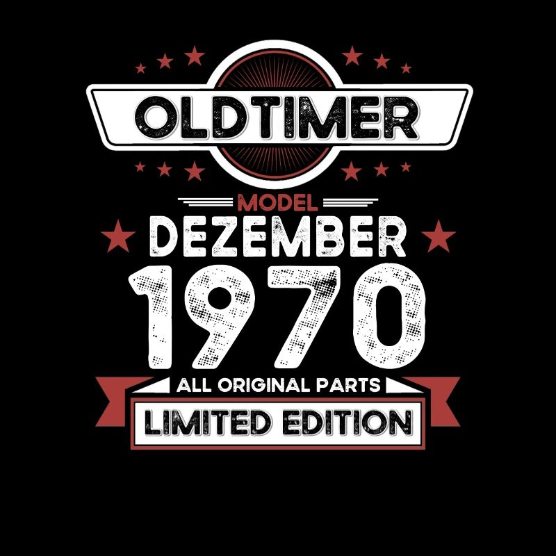 53. Geburtstag Oldtimer Dezember Jahrgang 1970