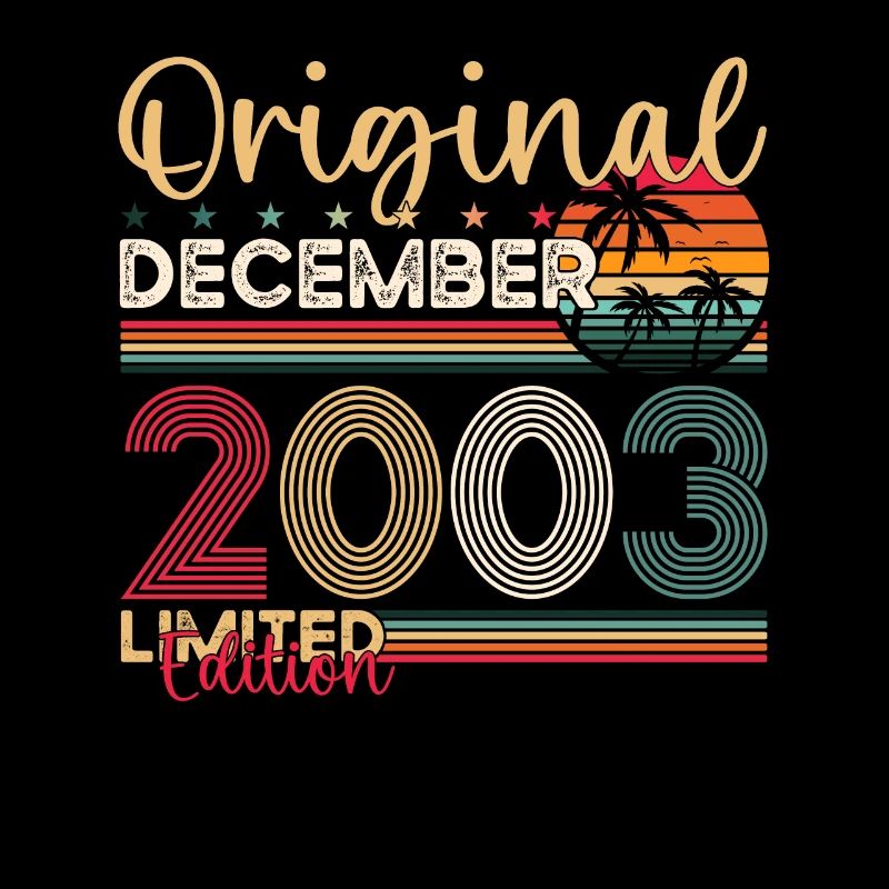 20e anniversaire Décembre Né en 2003