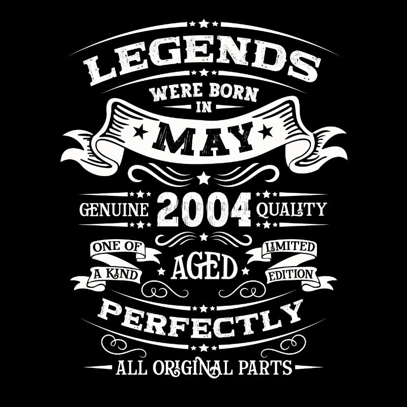 Légendaire Mai 2004 Millésime 2004 Anniversaire 2004