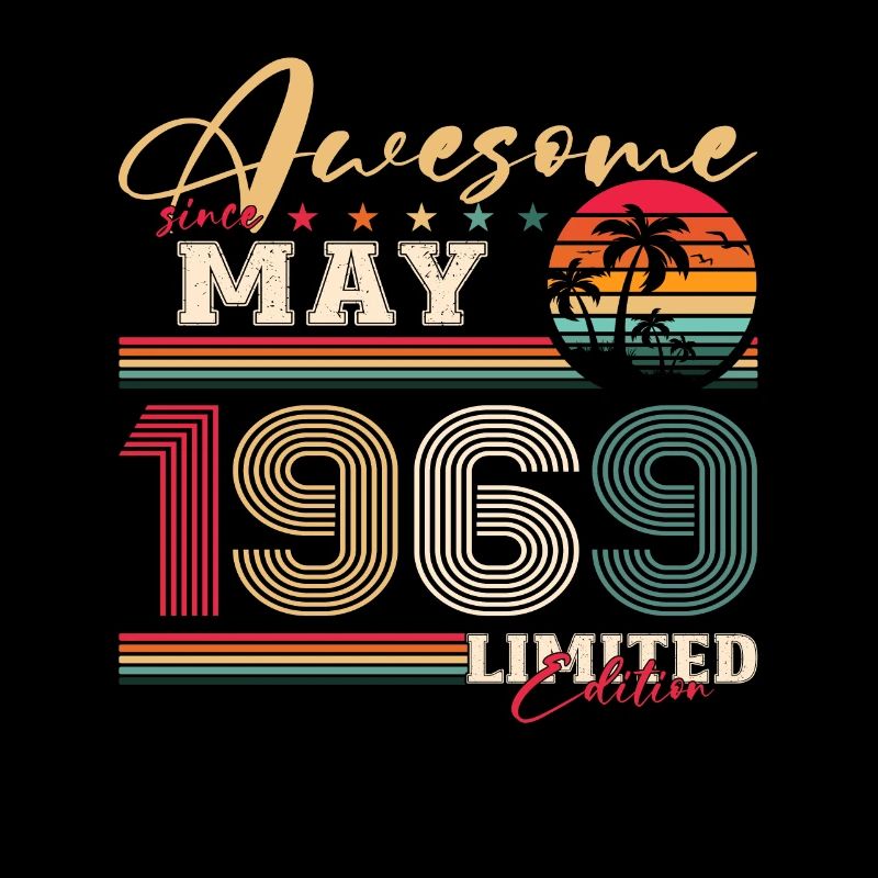 Original 1969 Millésime 1969 55e anniversaire 1969