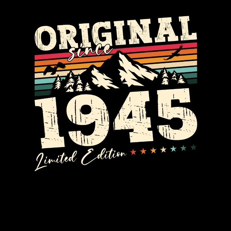 Original 1945 Millésime 1945 Anniversaire 1945