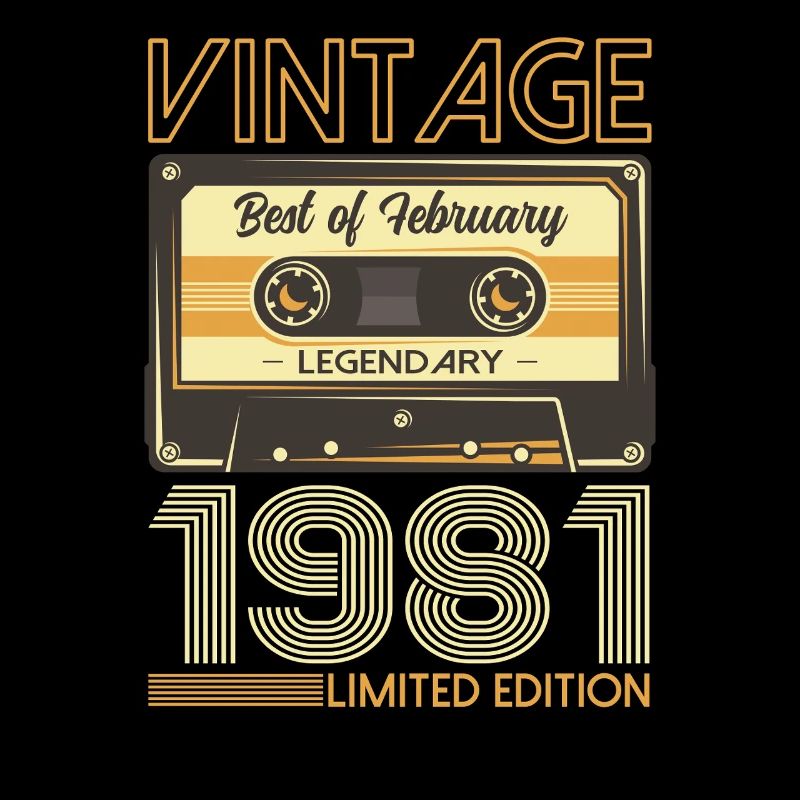 Cassette 44ème Anniversaire Février Millésime 1981