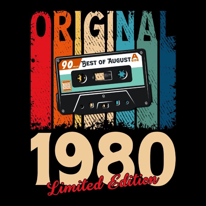 45e anniversaire Cassette originale août 80