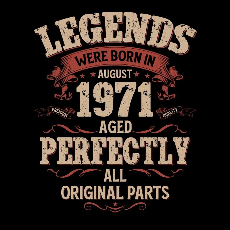 54th Birthday Original August 1971