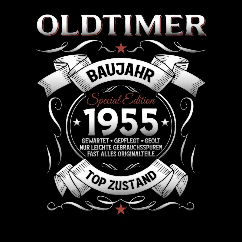 70. Geburtstag Mann Oldtimer Jahrgang 1955