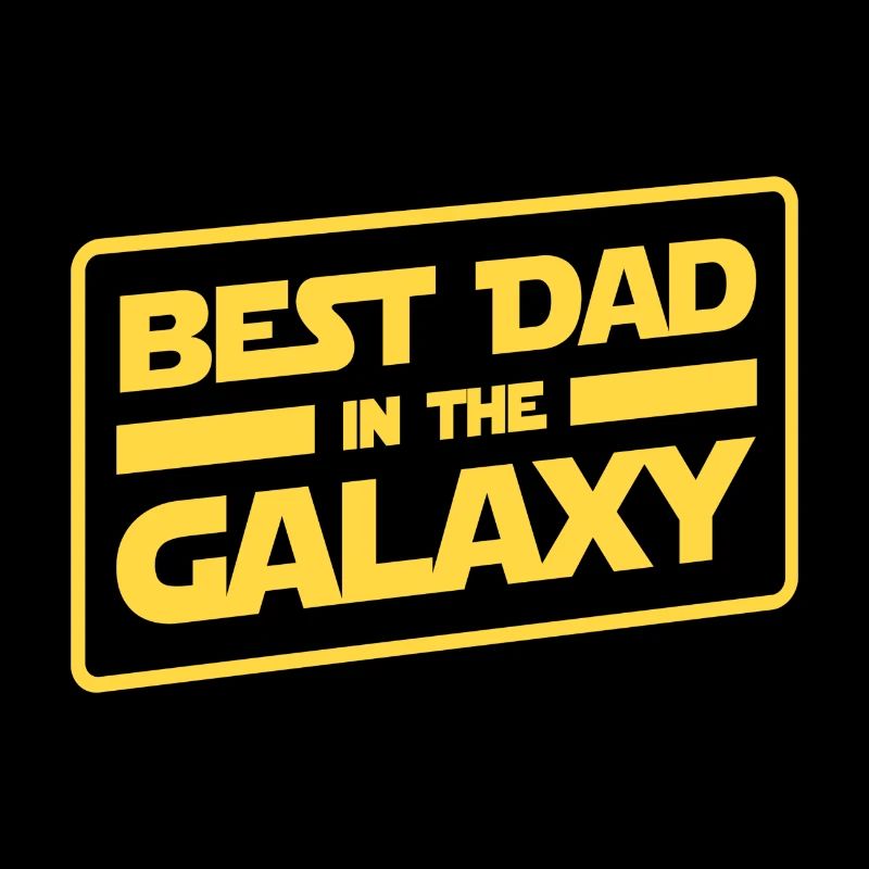 BEST DAD IN THE GALAXY COOLES VATER PAPA GESCHENK