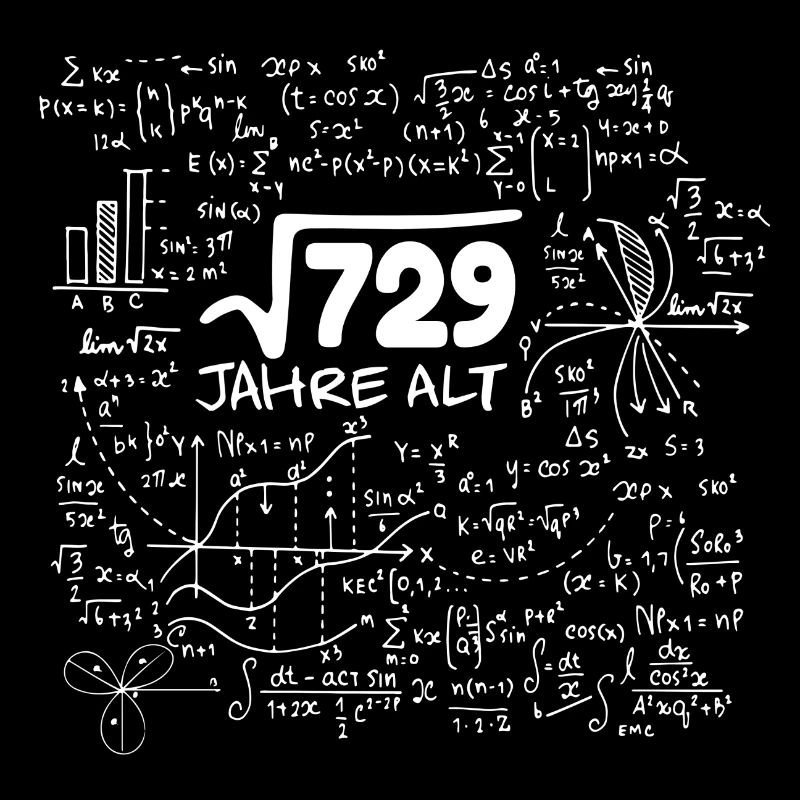 ROOT 729 = CADEAU D'ANNIVERSAIRE MATH 27 ANS