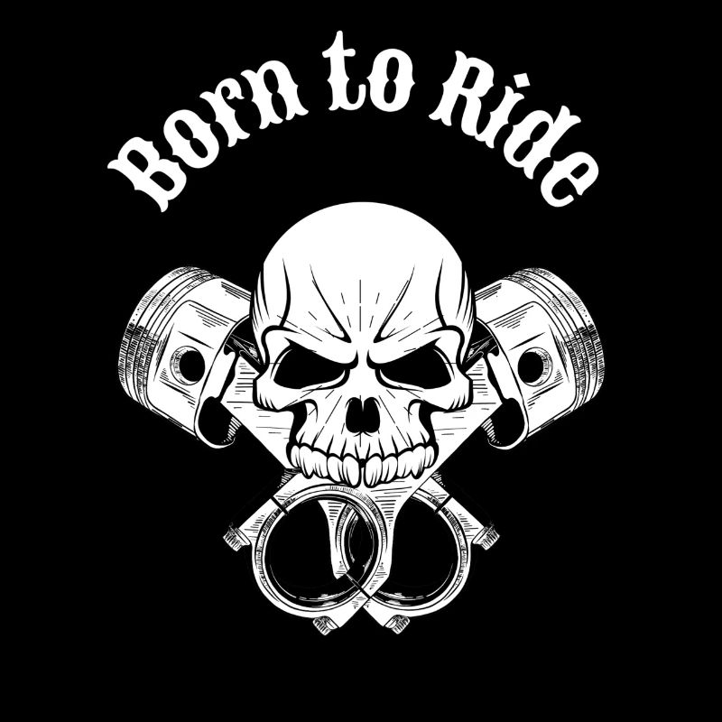 Ich bin ein Motorradfahrer.