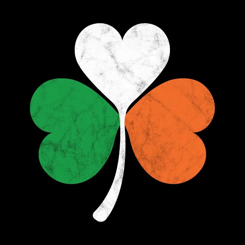 Trèfle du drapeau irlandais