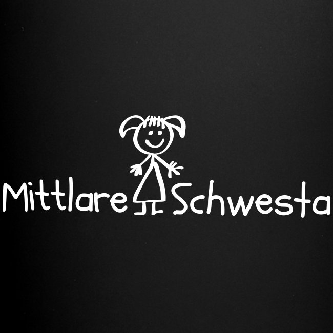 Mittlare Schwesta - Häferl (schwarz)