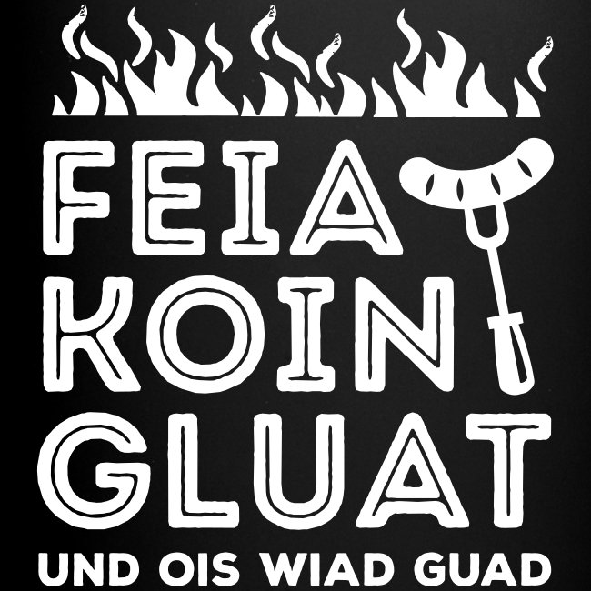 Feia Koin und Gluat - Häferl (schwarz)