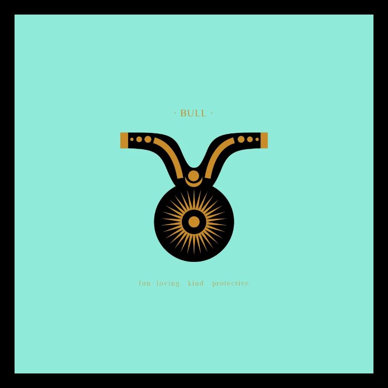 STERNZEICHEN Stier -blue-