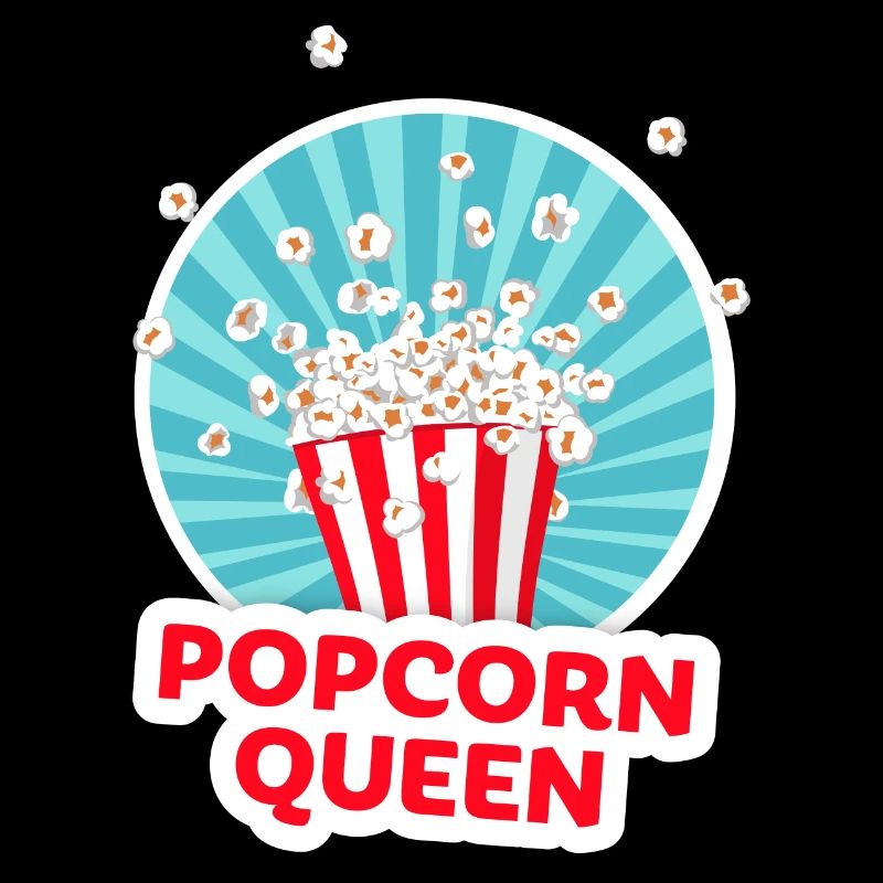 Popcorn Queen Retro Fasching Karneval JGA