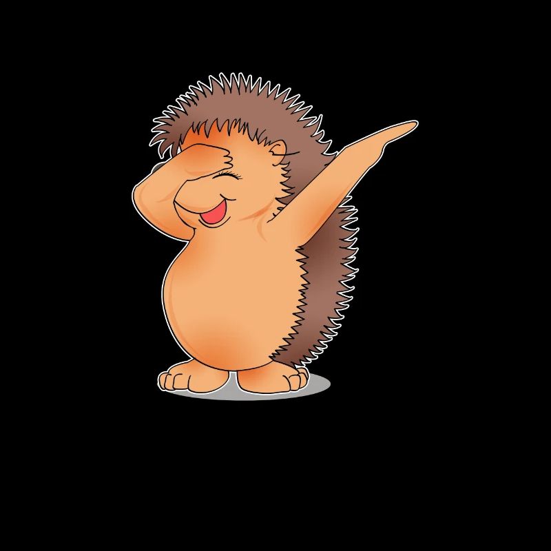 Dabbing hedgehog dance funny Christmas gift