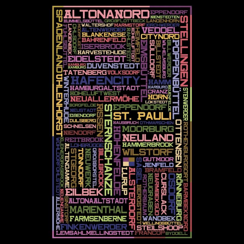 Districts Mosaik - Hambourg