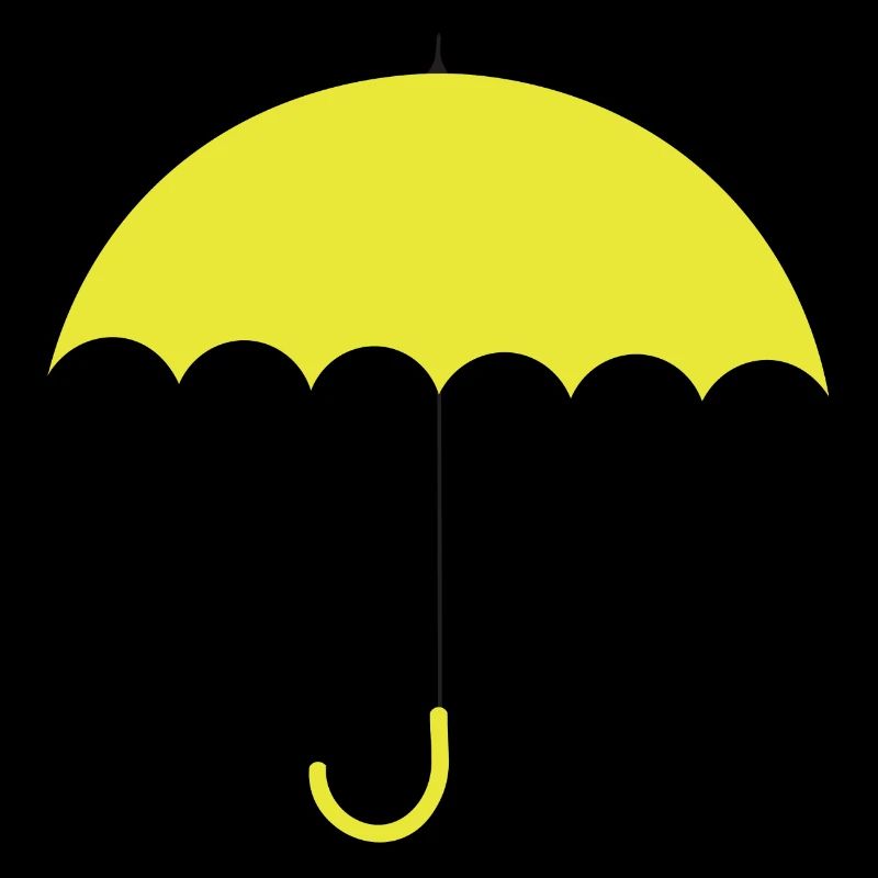 yellow umbrella