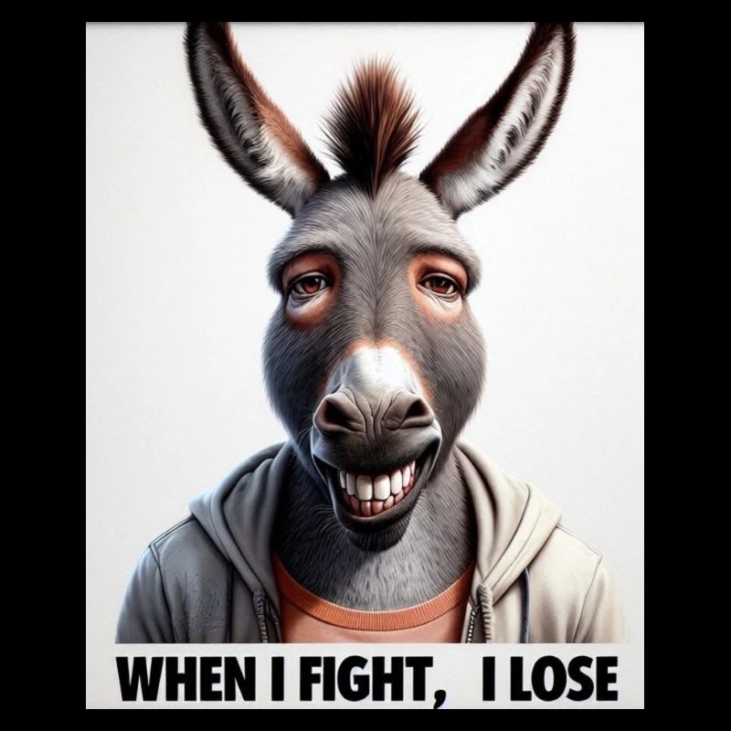 Donkey with an epiphany