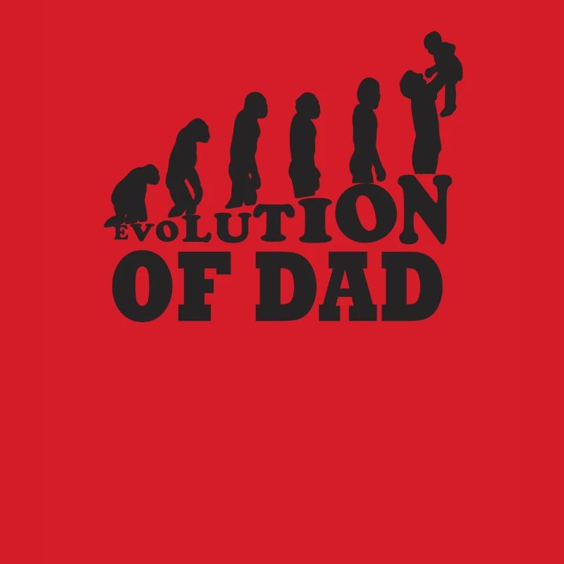 Papa Vater Evolution Dad Daddy Geschenkidee