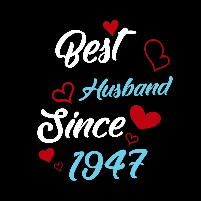 Bester Ehemann seit 1947 Hochzeit