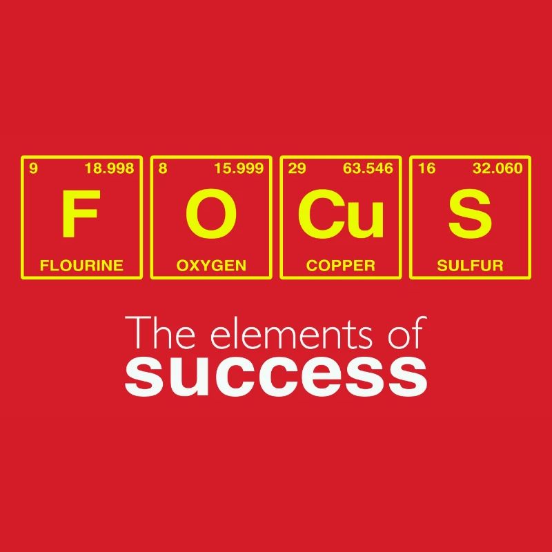 Drôle de dicton: FOCUS - Les éléments du succès