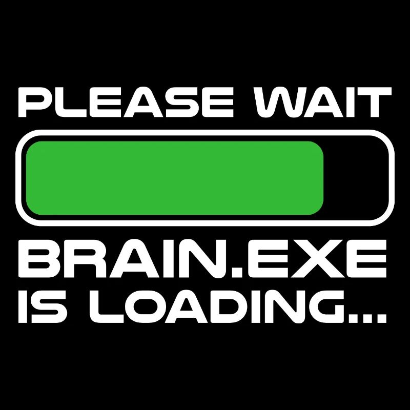 Funny computer nerd design with saying