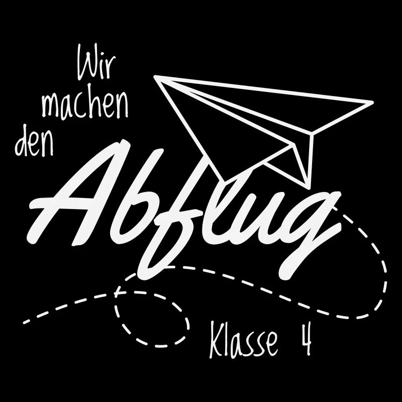 Abschlussshirt Grundschule Abflug