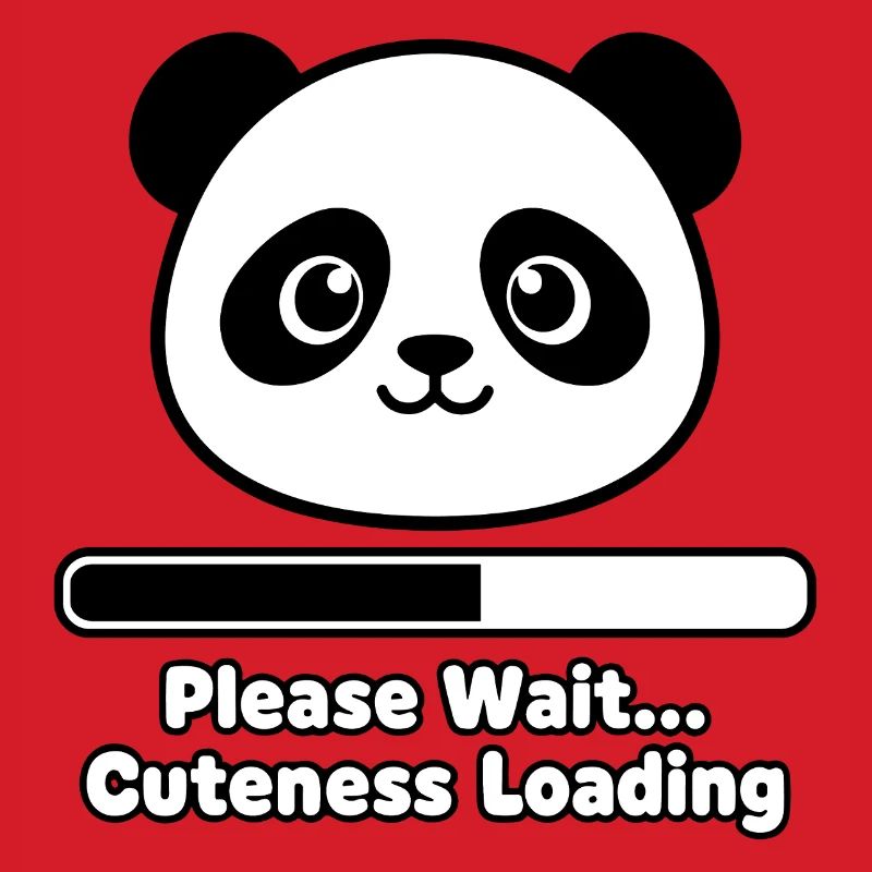 Panda Loading Screen Soft Toy