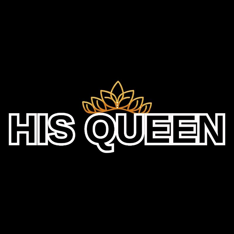 Sein Queen-Hemd passt zu Paar King Queen